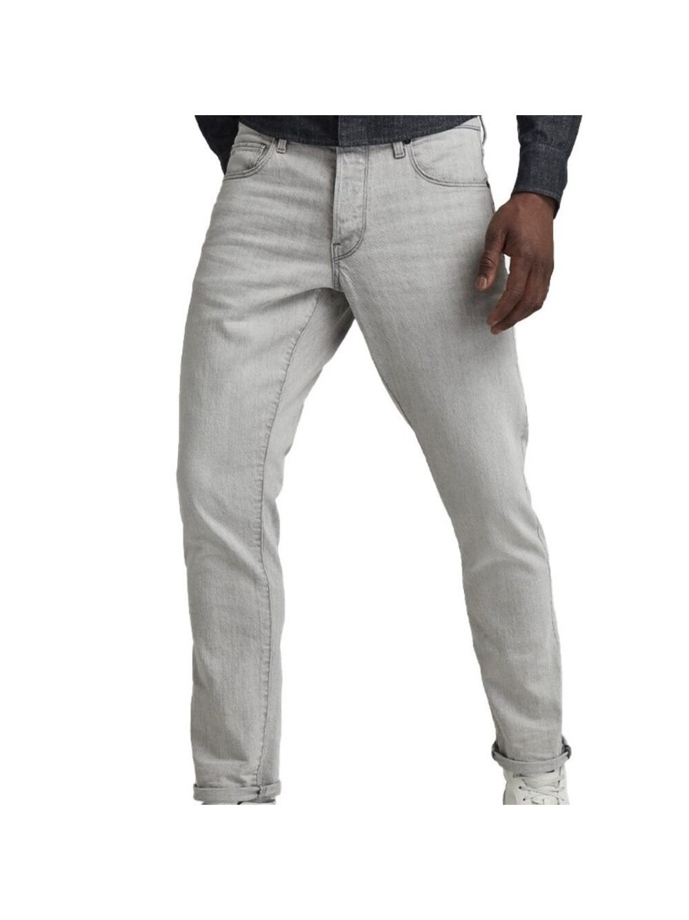 G-Star Raw 3301 Straight Tapered Jeans light grey wash 31